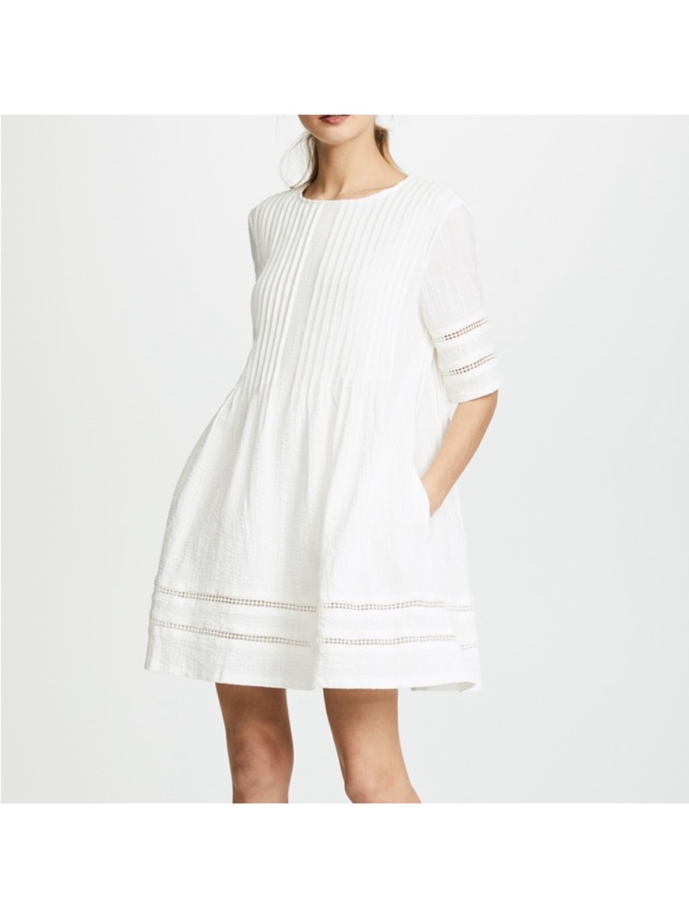 NWT| Knot Sisters White Mini Dress Size Small